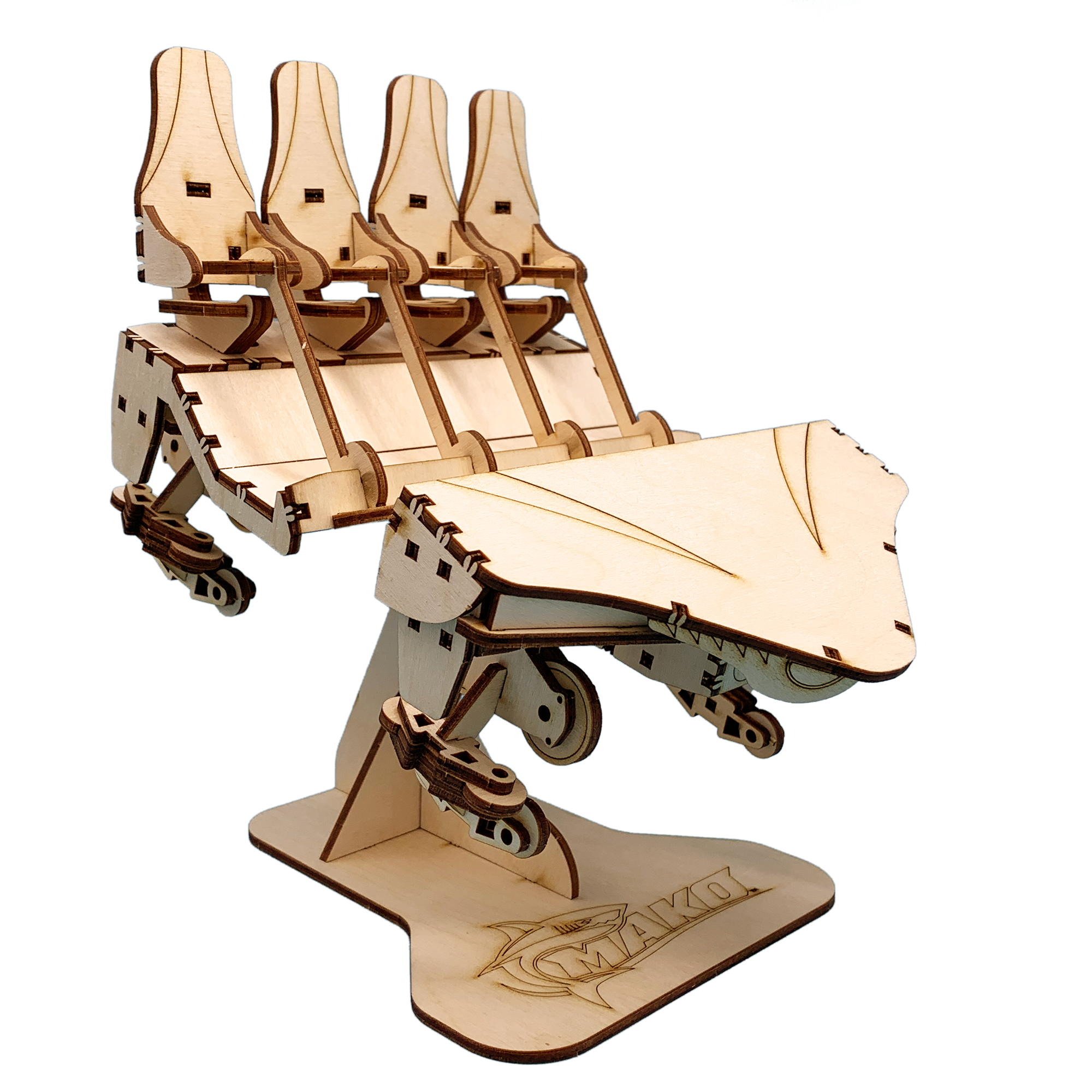 SeaWorld Florida Coaster Cutout Model MakoSeaWorld Florida Coaster Cutout Model Mako