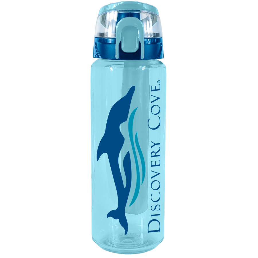 Discovery Cove Blue Logo Bottle 32 Oz