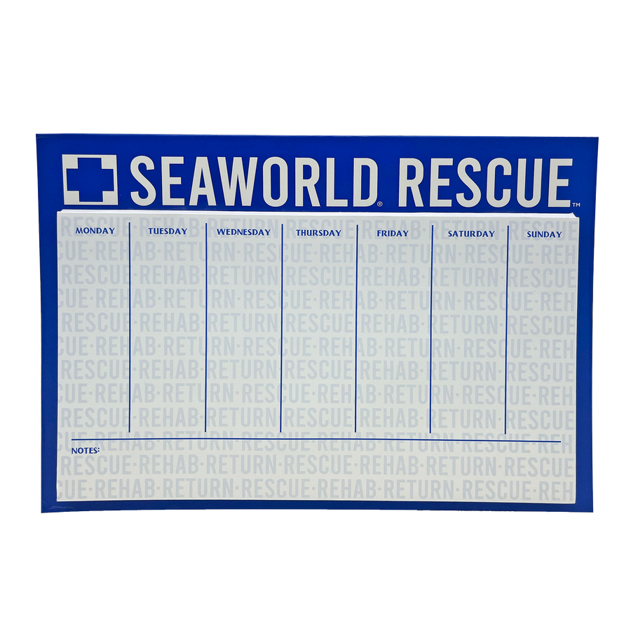 SeaWorld Rescue Weekly Desktop Calendar