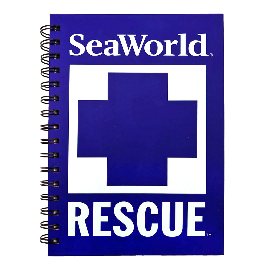 SeaWorld Rescue Navy and Mint Notebook