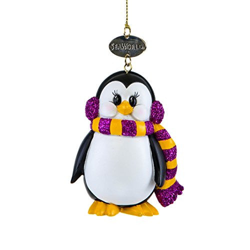 Penguin with Ear Muff Ornament