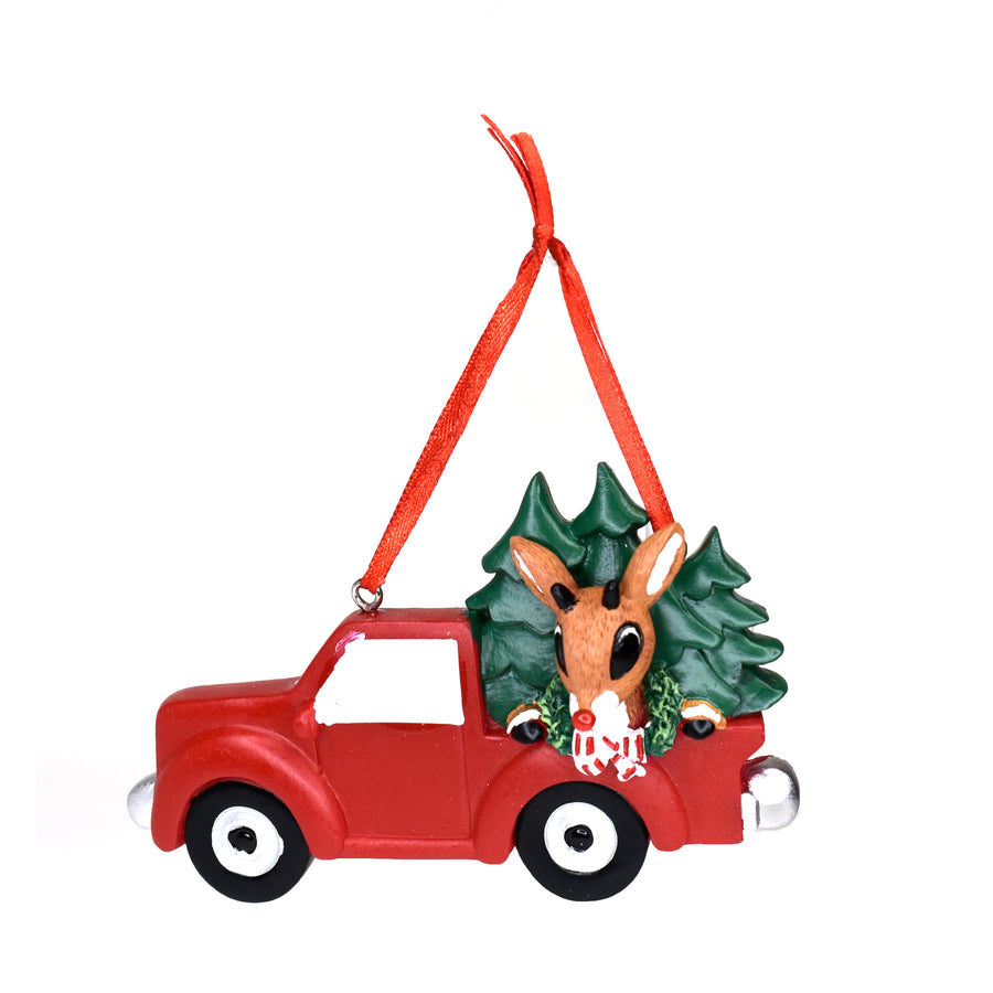 Rudolph the Red-Nosed Reindeer® Truck Personalization Ornament