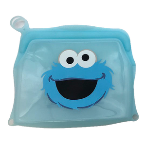 Sesame Street Cookie Monster Small Reusable Silicone Bag