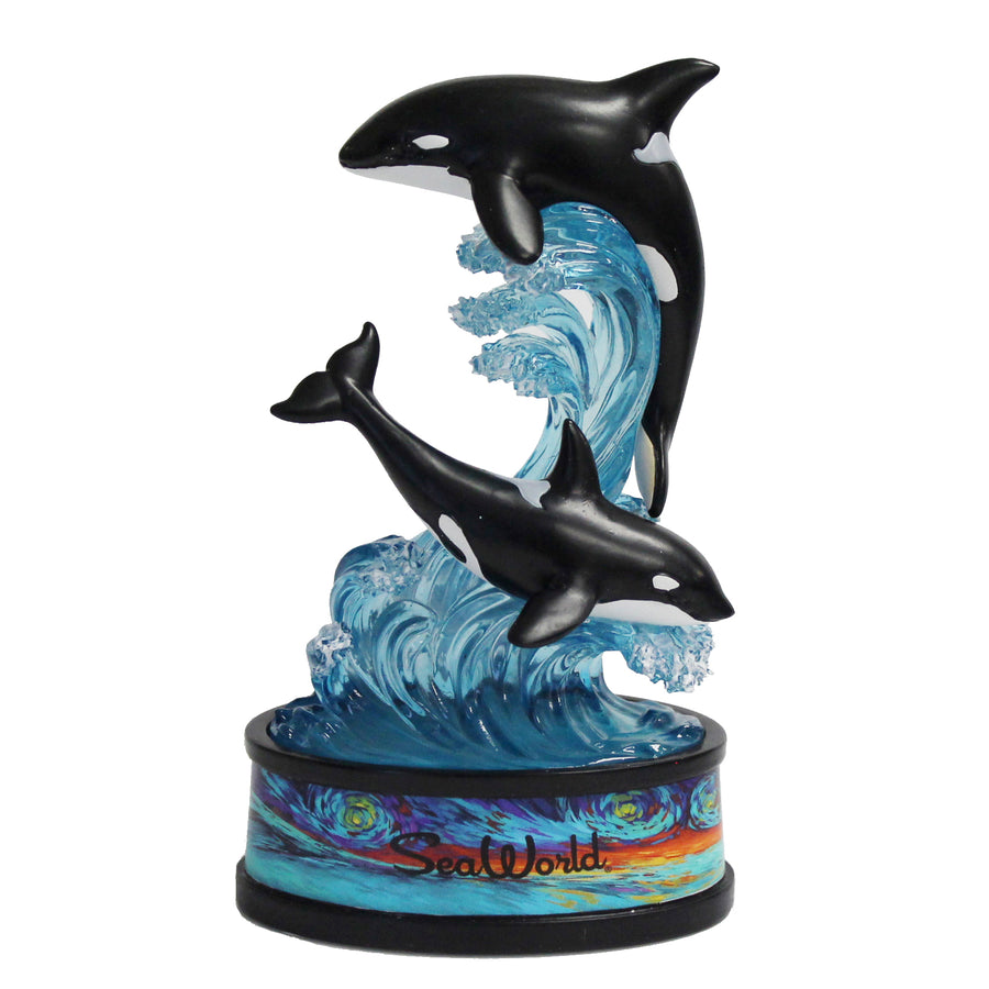 SeaWorld Orca Painter Large Figurine