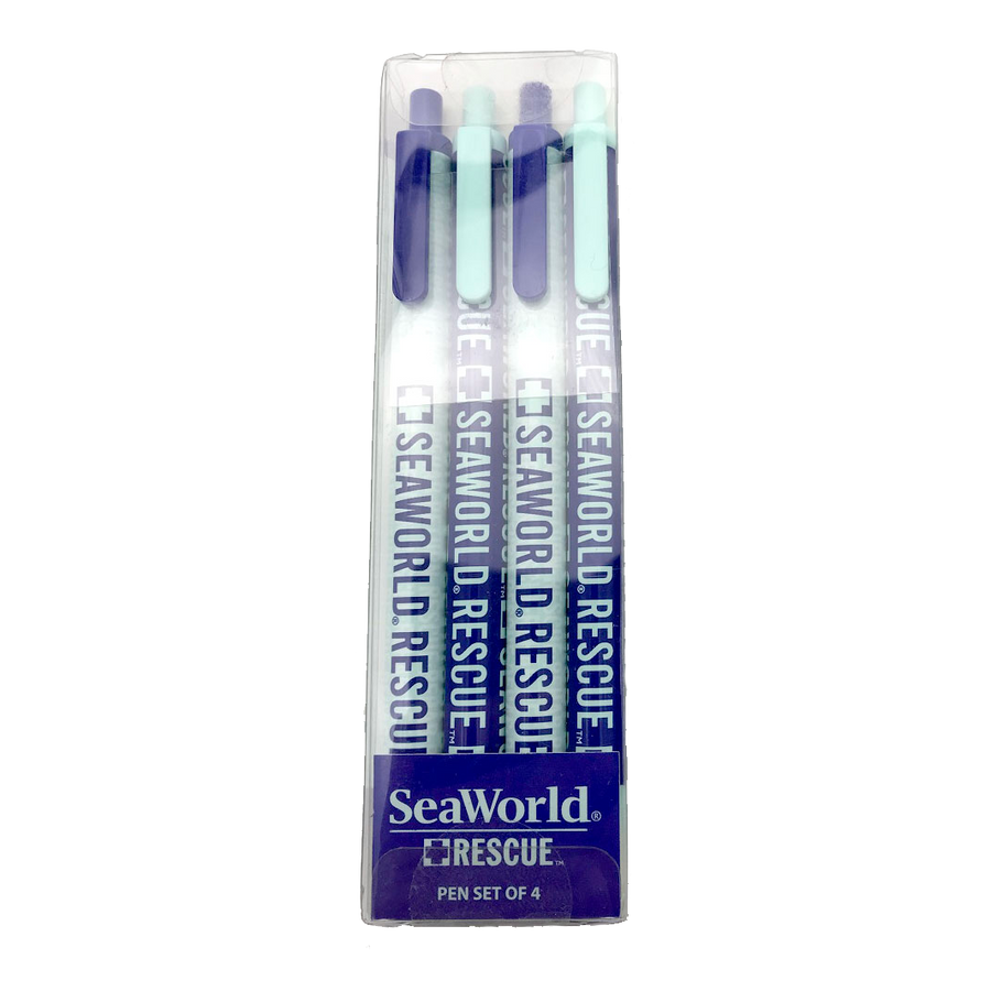 SeaWorld Rescue Navy and Mint Pen Set