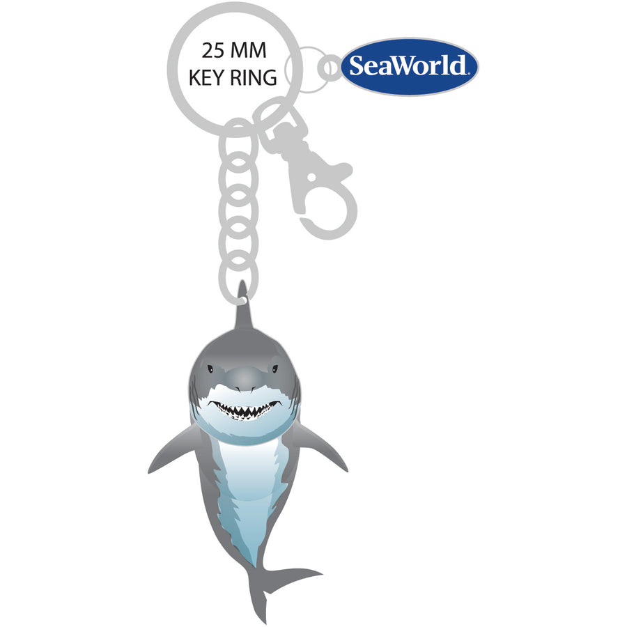 SeaWorld Shark Shaker Keychain