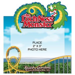 Busch Gardens Williamsburg Lochness Monster Magnet Frame