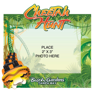 Busch Gardens Tampa Cheetah Hunt Magnet Frame