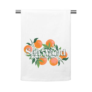 SeaWorld Orange Blossom Tea Towel