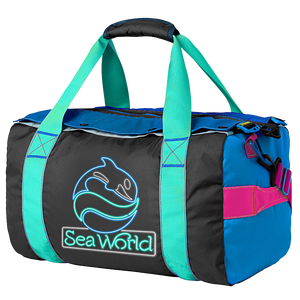 SeaWorld Neon Sign Multicolor Duffle Bag