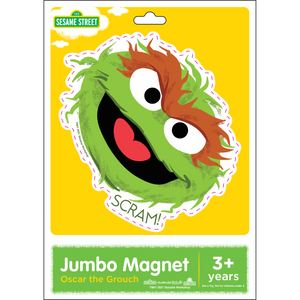 Sesame Street Oscar the Grouch Jumbo Magnet