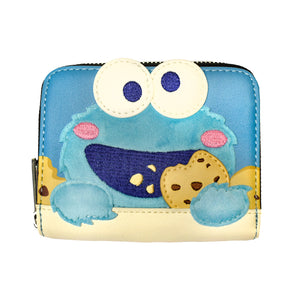 Sesame Street Loungefly Kawaii Cookie Monster Wallet