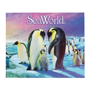 SeaWorld Sunset Penguin Blanket